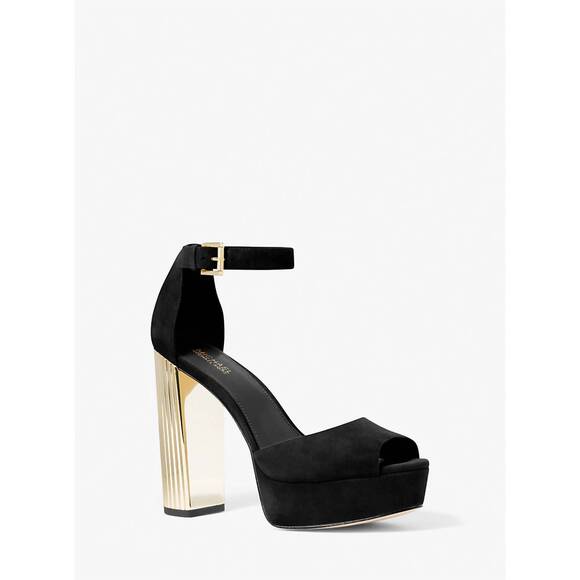 MICHAEL KORS Shoes - NEW MICHAEL KORS women's porter suede platform sandal in black